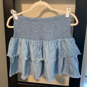 Aerie blue skirt